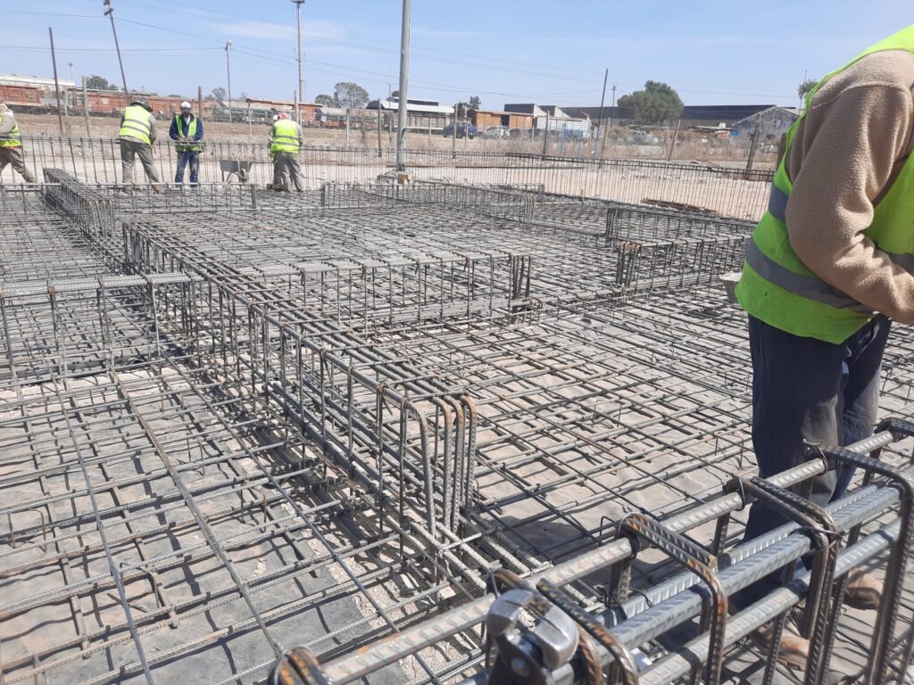 Obra de pavimentación municipal en Salta